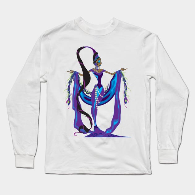 Yemaya Olokun Long Sleeve T-Shirt by The Cuban Witch